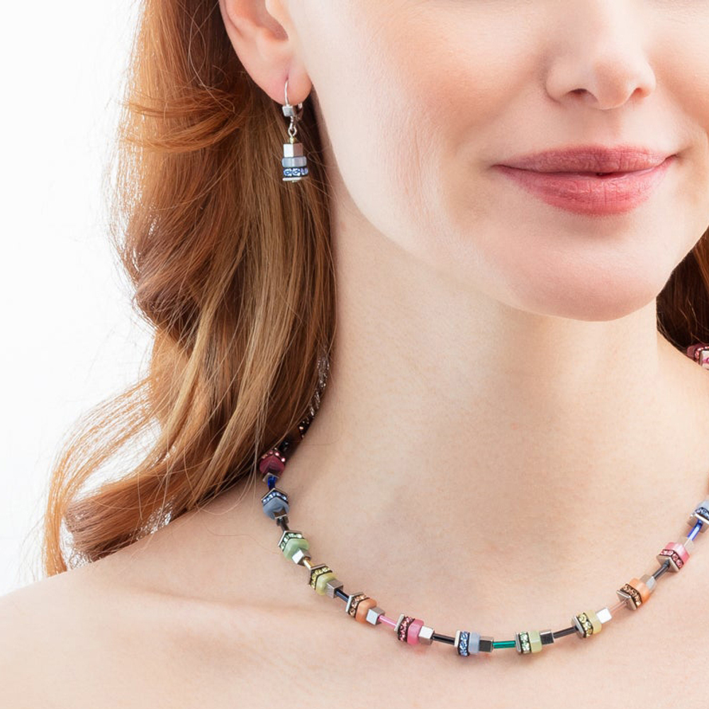 Серьги Coeur de Lion Multi-Pastell-Silver 4413/20-1580