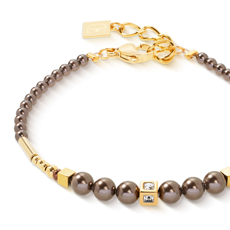 Браслет Coeur de Lion Brown 4312/30-1100