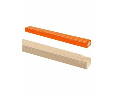 Кабель-канал бежевый 16х16 2 метра, упаковка 50 шт "ЭКО" 3D сосна TDM Electric