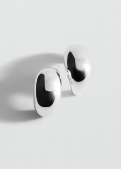 Объемные серьги-кольца