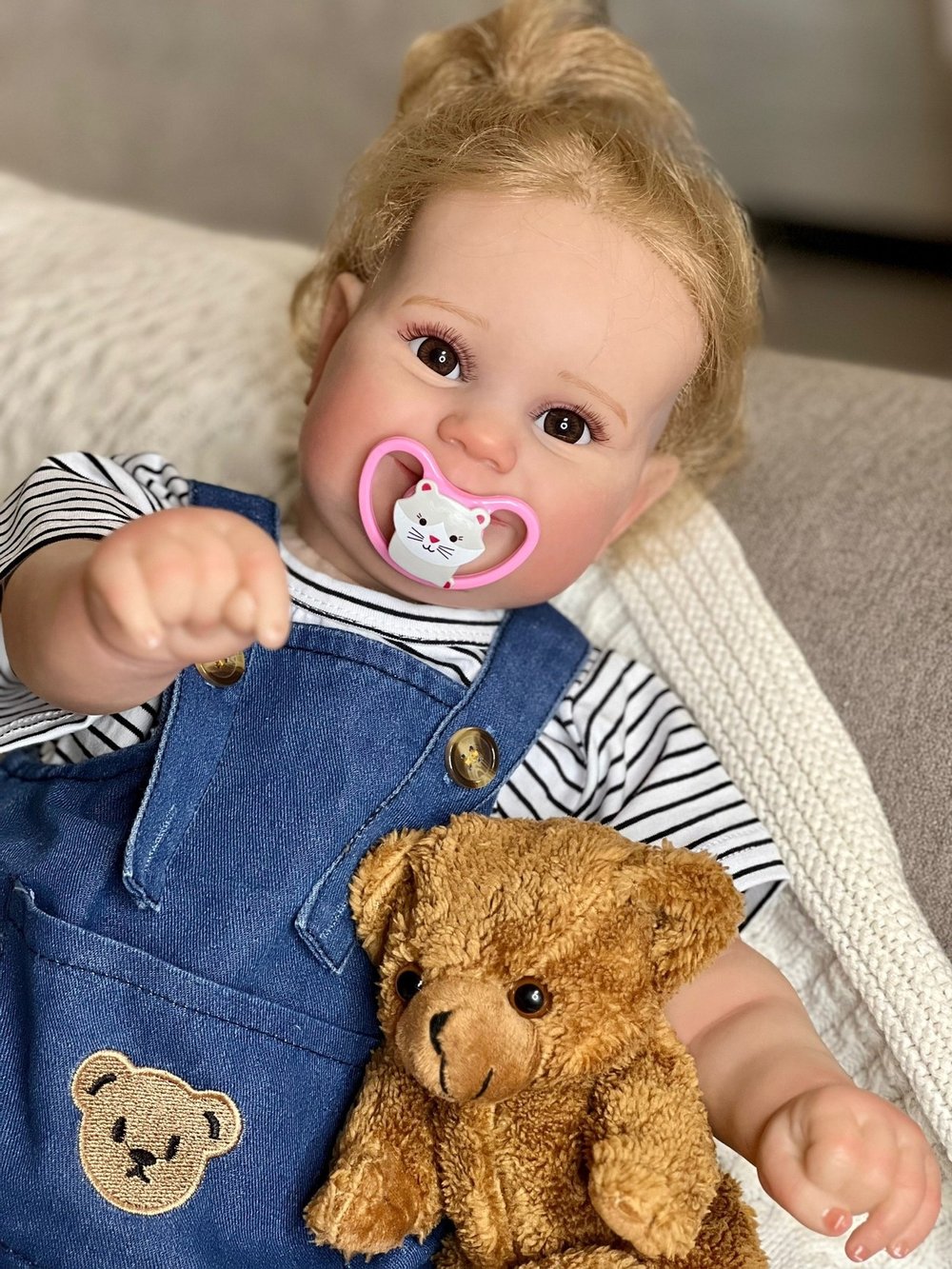 Кукла Реборн мягконабивная 60см в пакете (FA-161A)