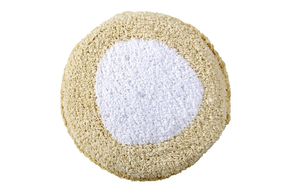 Пуф Lorena Canals Marshmallow Round Vanilla (18 x Ø27 см)