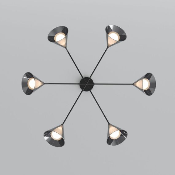 Подвесной светильник Eurosvet Enigma 70161/6 черный