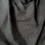 Батист черные Ромашки