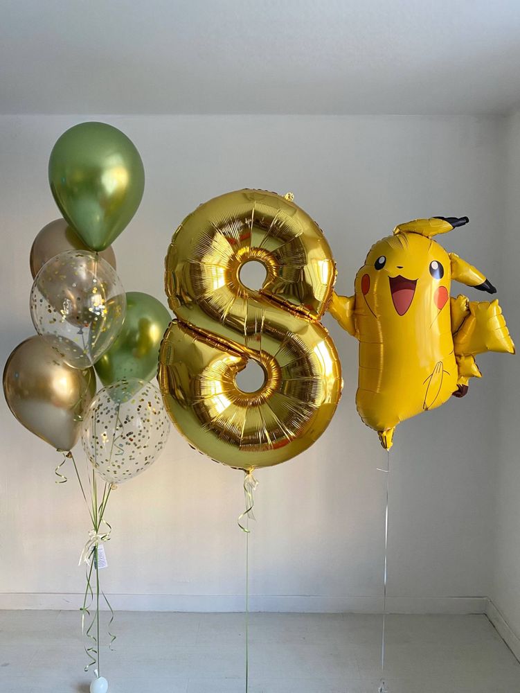 Воздушные гелиевые шарики с доставкой по Хабаровску Пикачу №4896