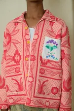 Куртка Soeurs с Цветами / One's Early Days розовая