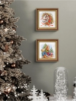 Набор из двух картин "Лошадь - символ 2026 года"