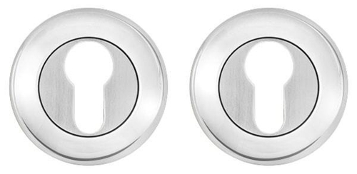 [ТОВАРА НЕТ В НАЛИЧИИ] Накладка на цилиндр Фуаро ET RM CP-8, цвет хром (гарантия - 12 месяцев)