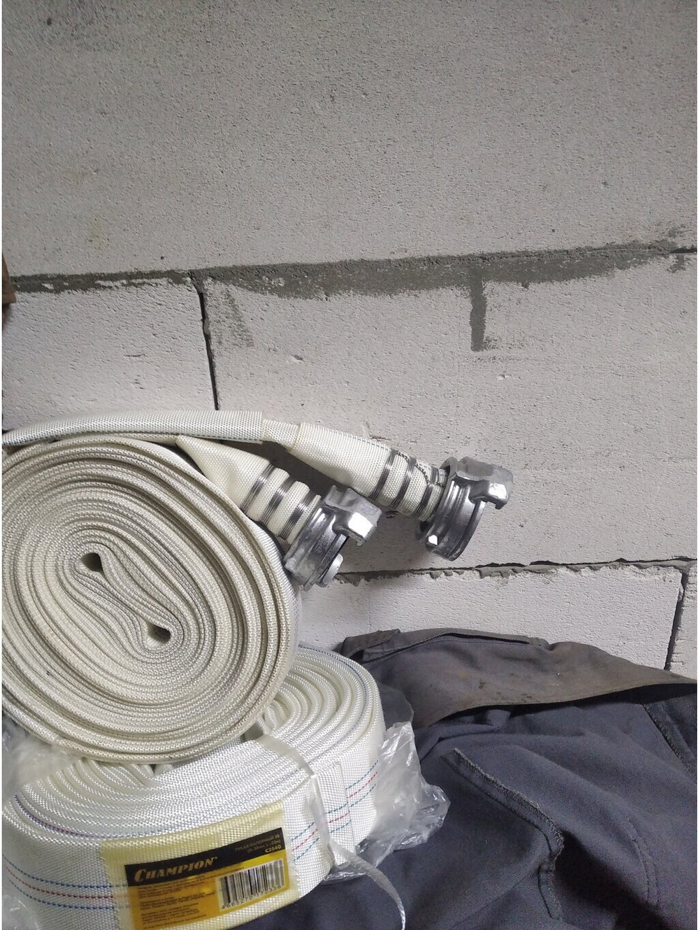 Рукав напорный CHAMPION ГР-38 напорный 1Мпа,D-38мм,L-20м (C2540) без головок