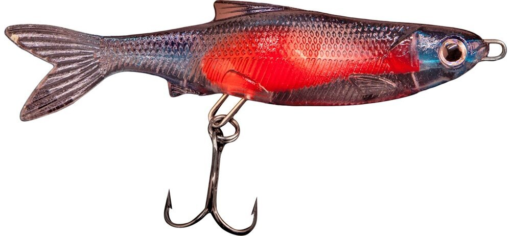 Блесна Wake Soft Spoon 10cm/16g Transparent Blue Silver