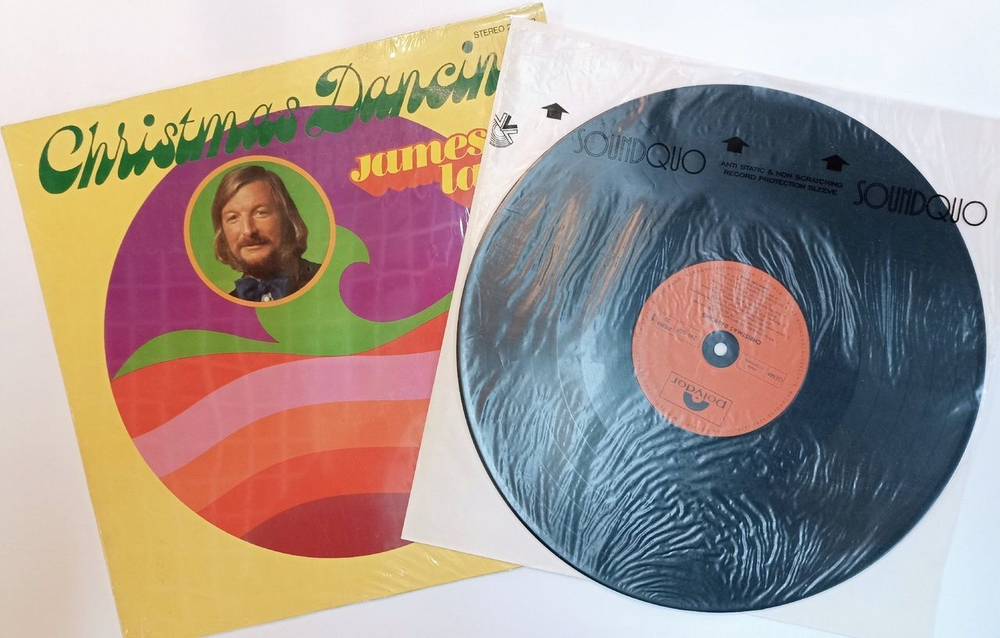 Винтажная виниловая пластинка LP James Last Christmas Dancing (Germany 1975)