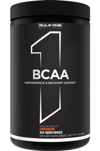Rule One BCAA 2:1:1 Amino Orange 510g , БСАА со вкусом Апельсина