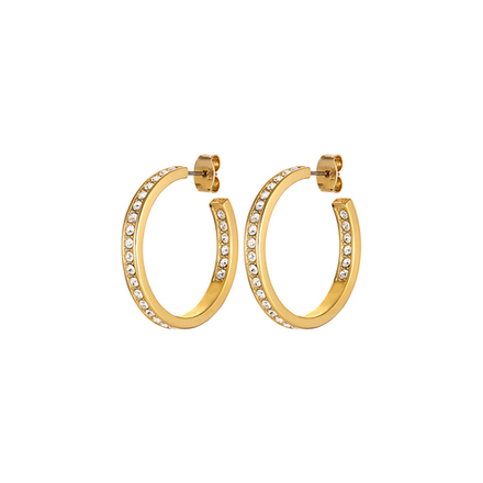 Серьги Dyrberg Kern JUSTINA SG CRYSTAL 420136 BW/G