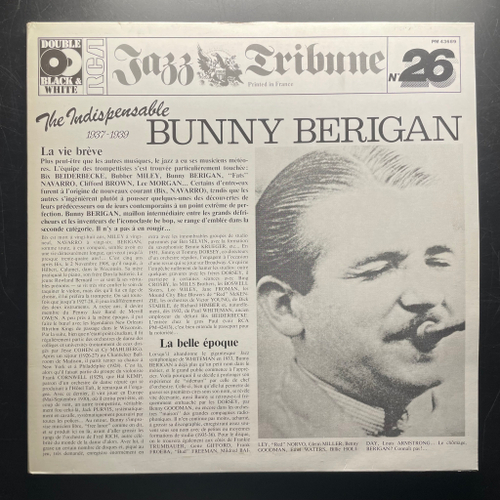 Bunny Berigan ‎– The Indispensable Bunny Berigan 2LP (Франция 1982г.)