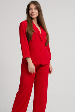 Жакет женский 3736зпб, красный #513Кр043736зпб