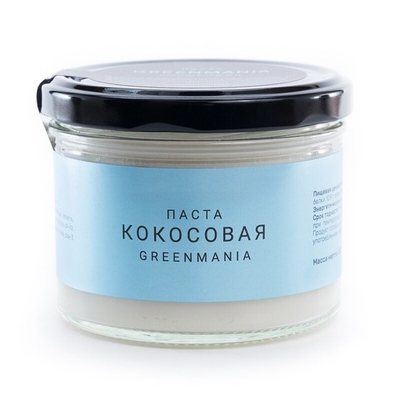 Паста кокосовая "GreenMania", 200 г