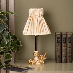Настольная лампа Белла Айвори с абажуром Адель Айвори