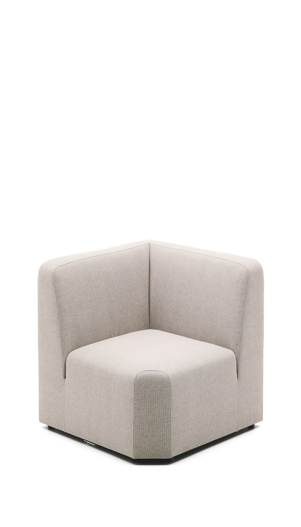 Угловой модульный диван Neom бежевого цвета 75 см