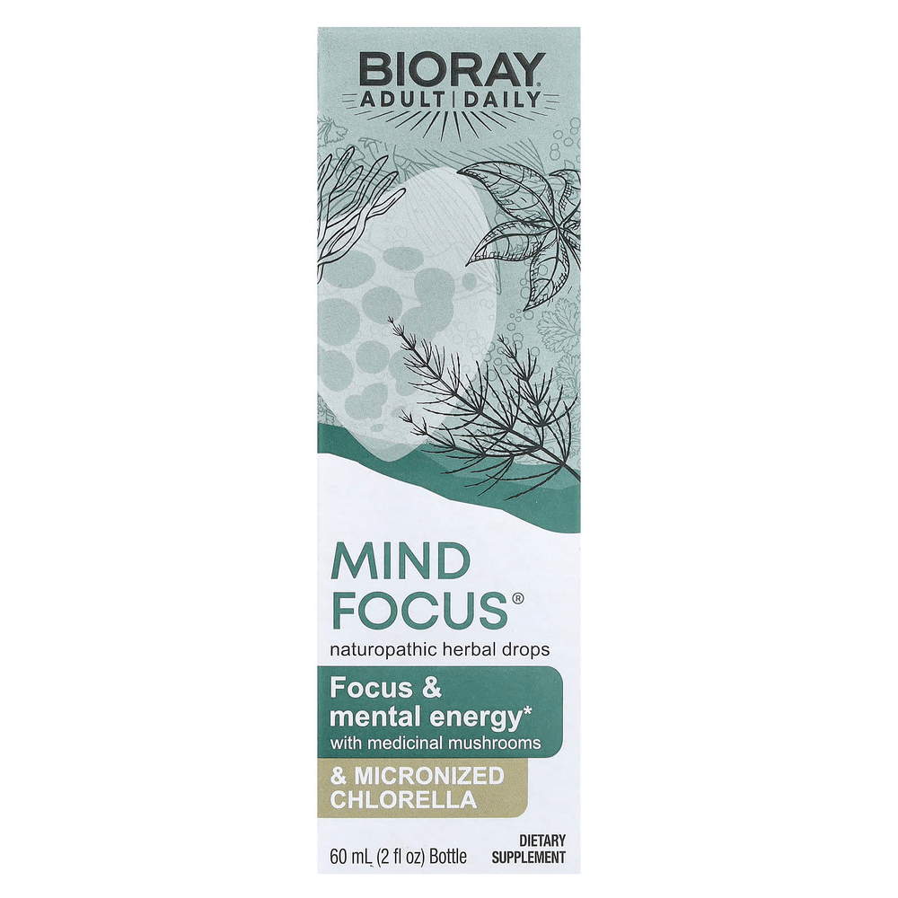 Bioray, Mind Focus®, без спирта, 60 мл (2 жидк. унции)