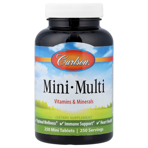 Carlson, Mini Multi, 250 мини-таблеток