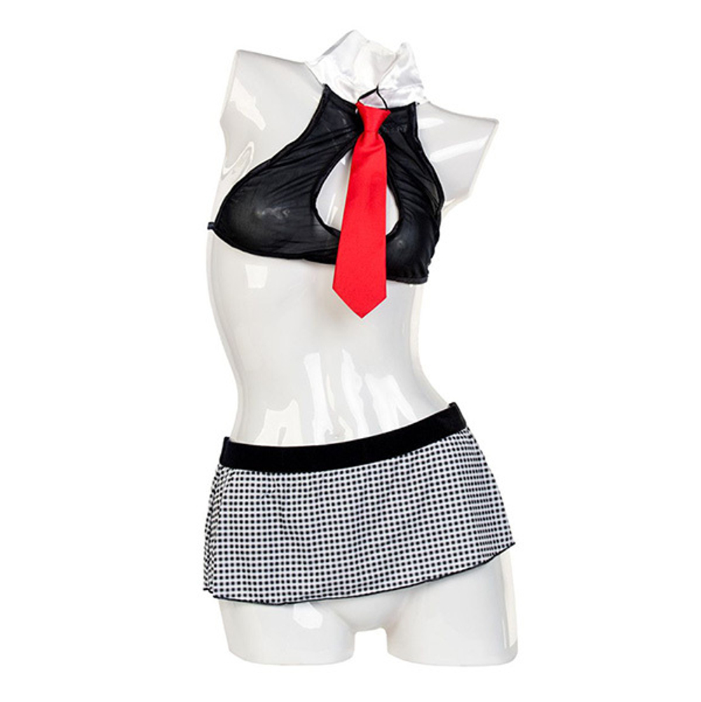 Надувная секс-кукла с реалистичной головой в костюме учительницы ToyFa Dolls-X 117019