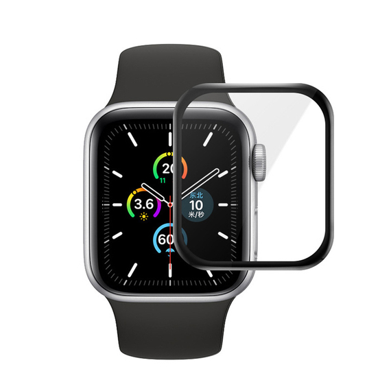 Защитное стекло 3D толщиной 0,2мм на экран для часов Apple Watch размером 40 мм