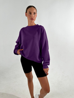 Свитшот женский оверсайз хлопок толстовка с начесом