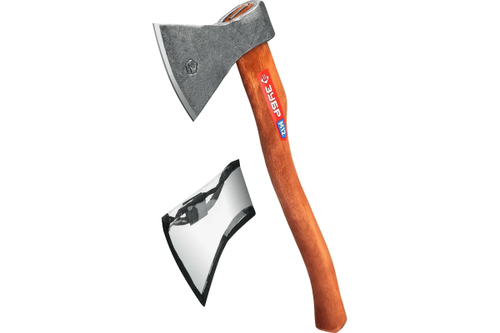 Топор 1200/1550гр 500мм ЗУБР кованый с деревянной ручкой