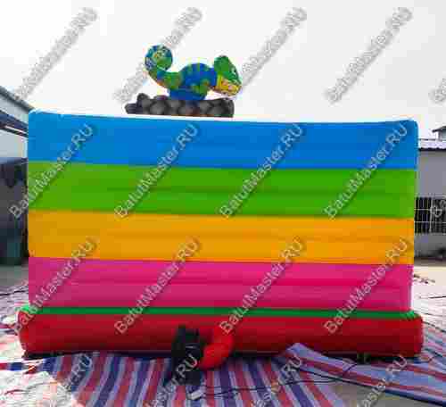 Коммерческий надувной батут "Забавный Хамелеон" 6*4,4*4 м