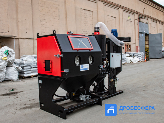 Пескоструйная камера PST КСО-115-Н-ФВР-М с боковой загрузкой