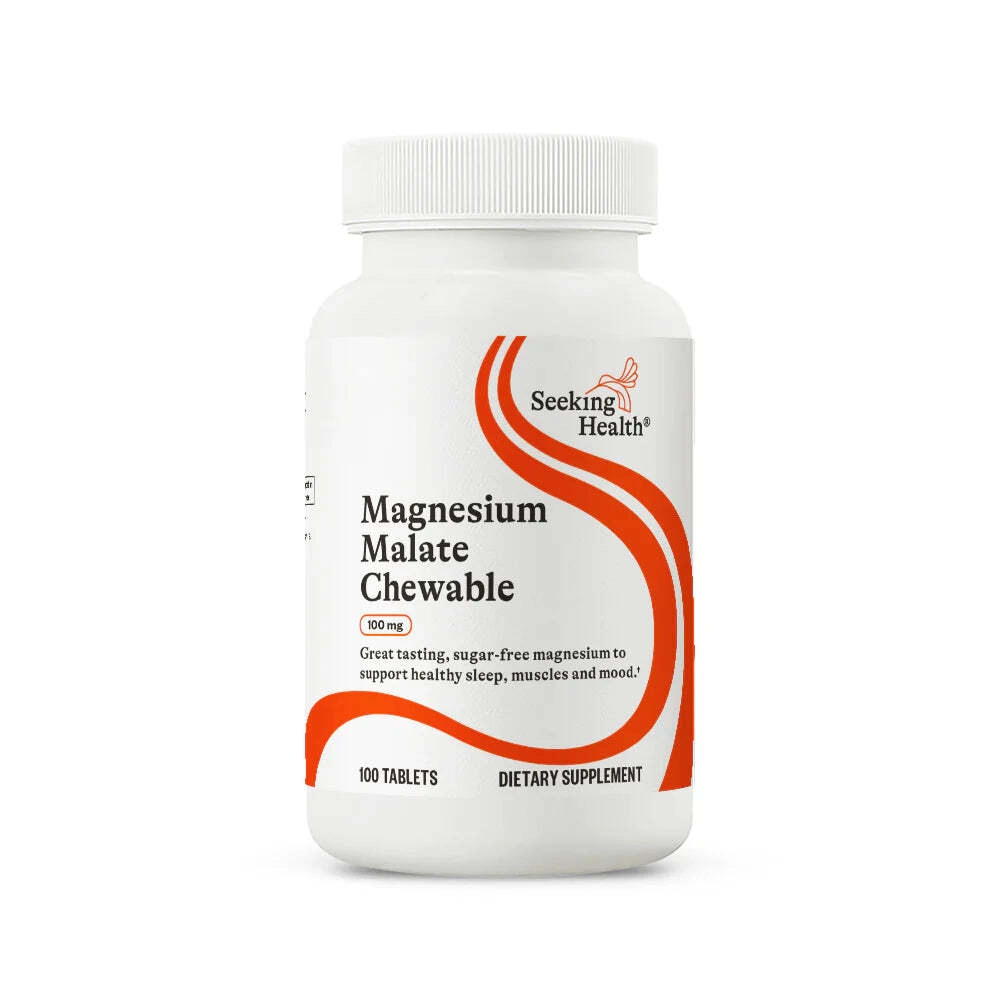 Magnesium Malate 100 жевательных таблеток Seeking Health