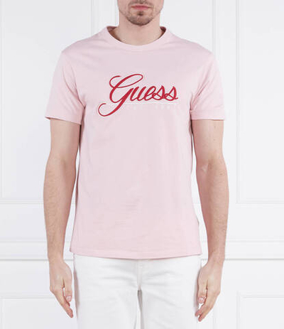 Футболка SS CN GUESS 3D EMBRO GUESS - розовый(M3GI25 K8FQ4)