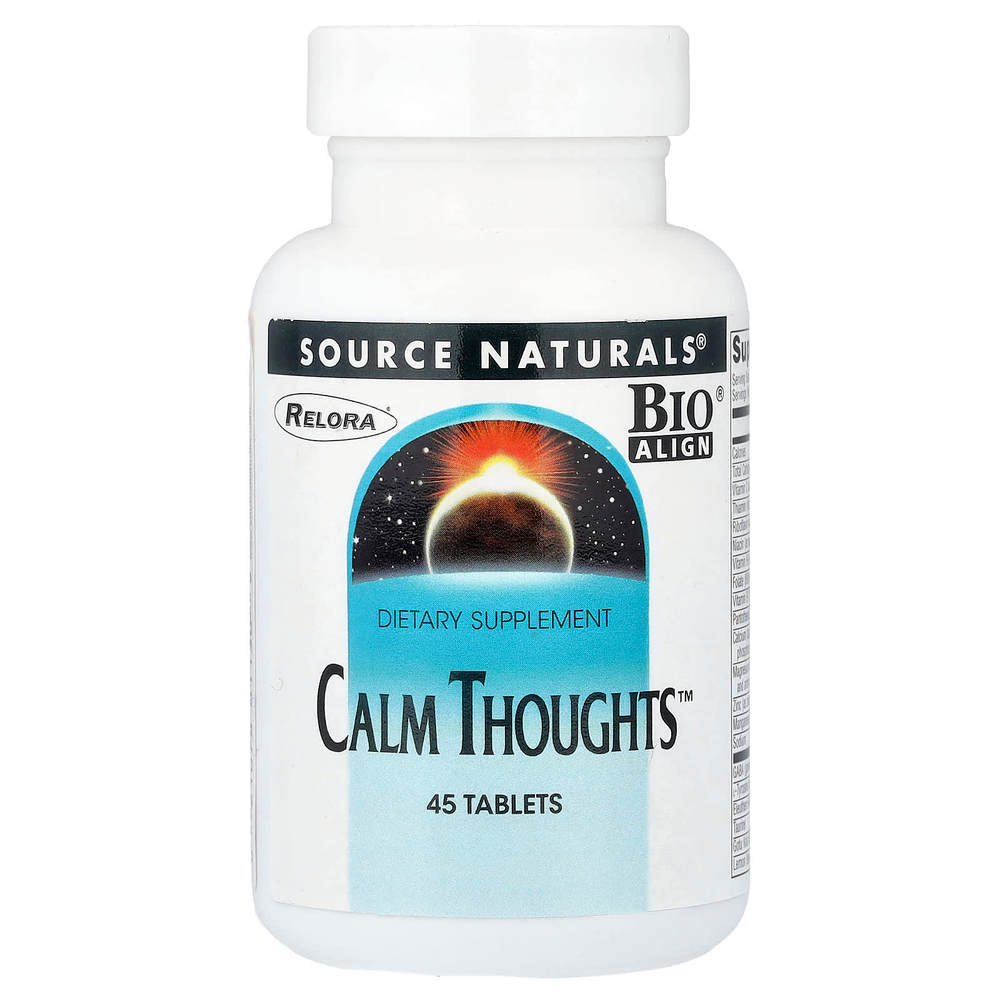 Source Naturals, Calm Thoughts™, 45 таблеток