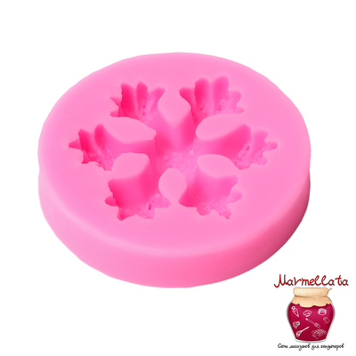 Молд силиконовый "Снежинка", 6,7*6,7 см