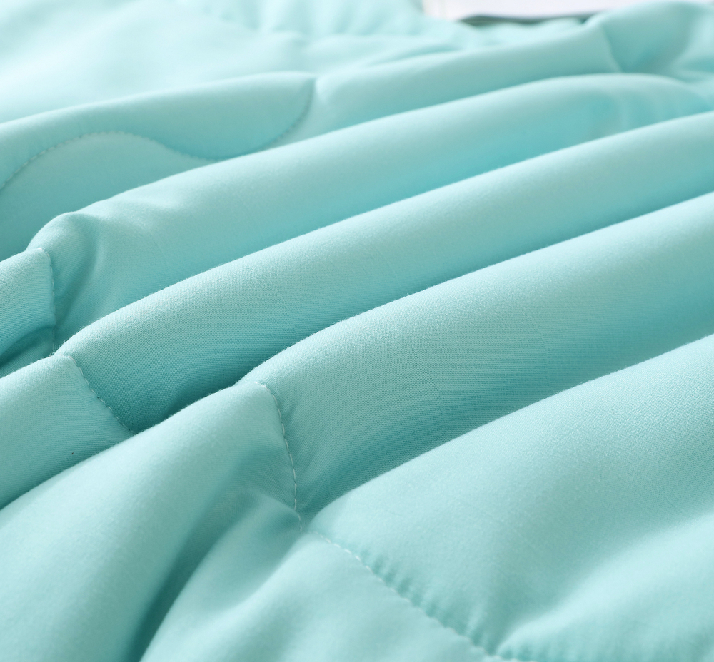 Комплект постельного белья Однотонный Сатин с Одеялом FB015