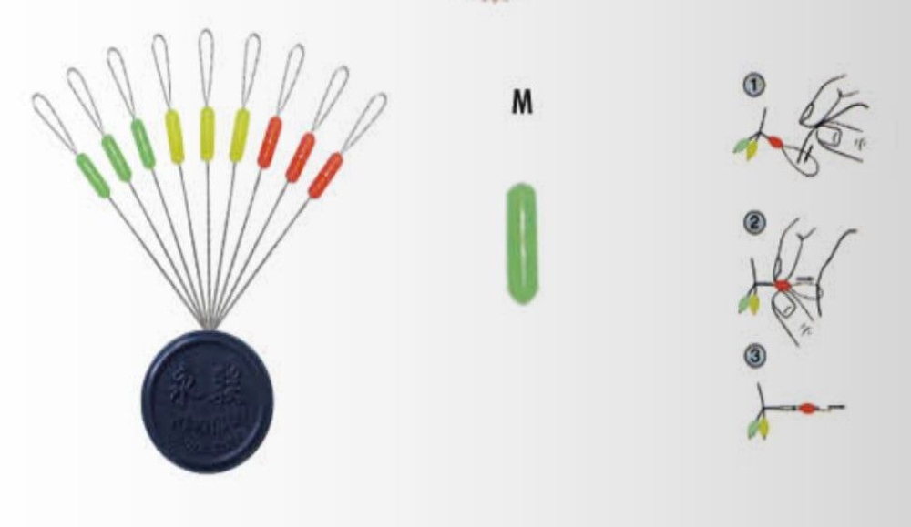 Стопор силиконовый ST-5018, M, 18 штук в упаковке