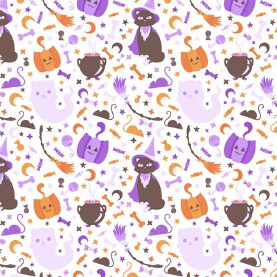 Хэллоуин коты