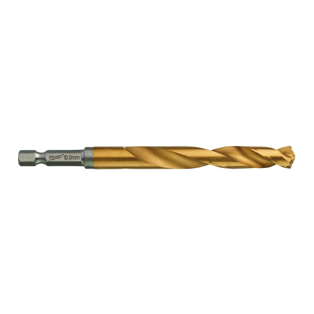 Сверло по металлу RedHEX HSS-G TiN (10х76х120 мм) Milwaukee 48894723