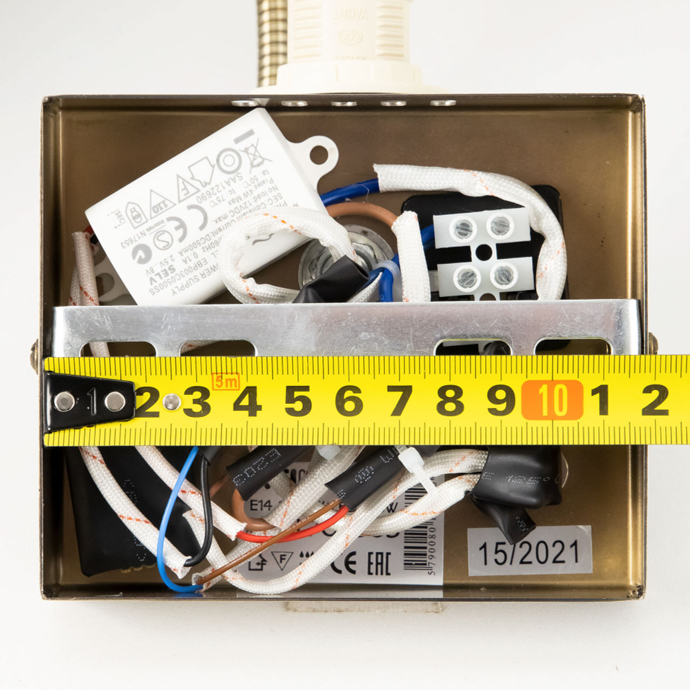 Citilux Декарт CL704303 Бра с бежевым абажуром и диммером