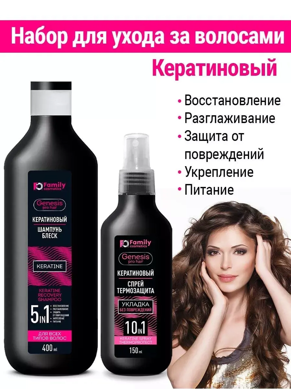 Набор для волос кератиновый