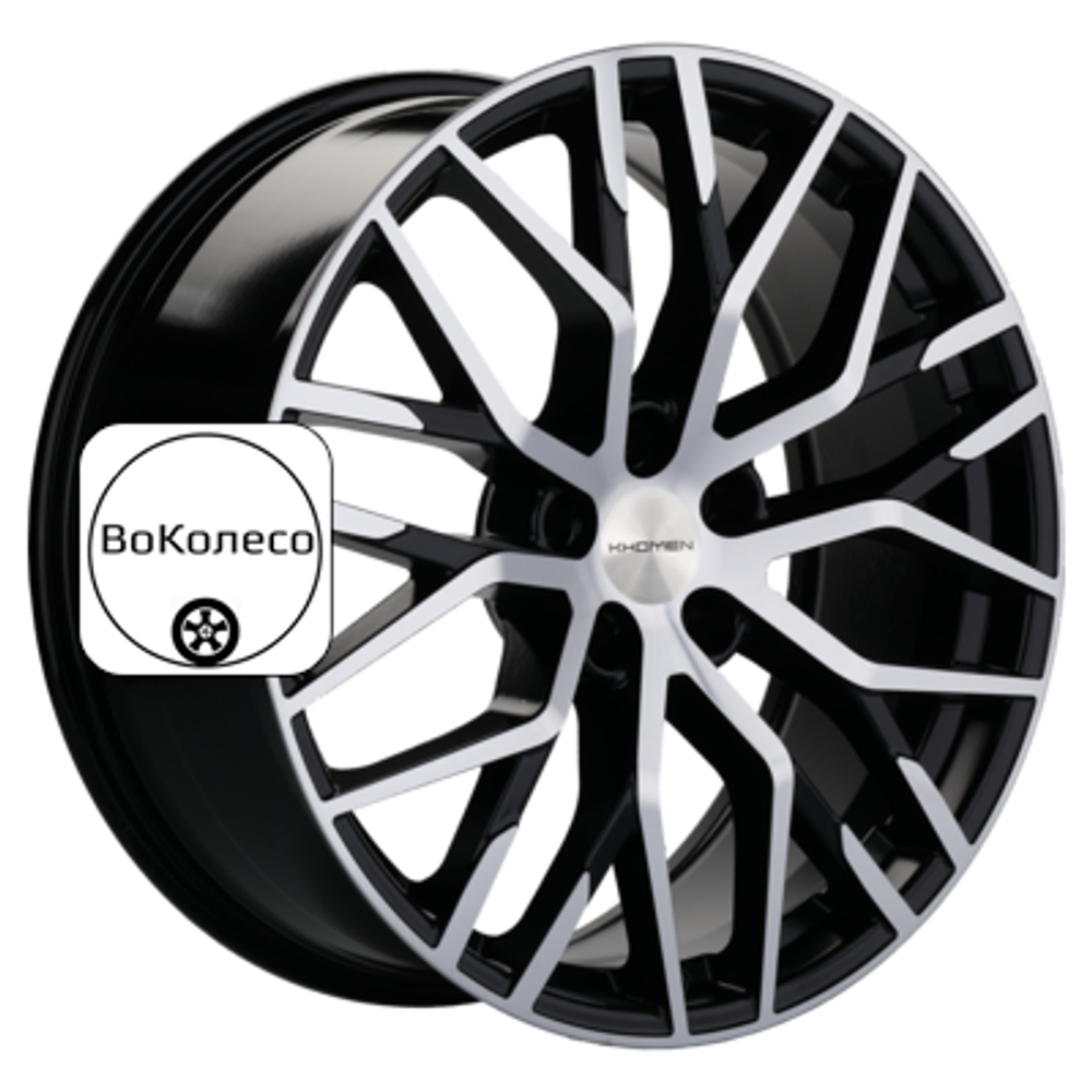 8,5x20/5x112 ET30 D57,1 KHW2005 (Kodiaq) Black-FP Khomen Wheels