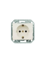 Розетка 1-я с з/к ProfiTec Corsa бежевая