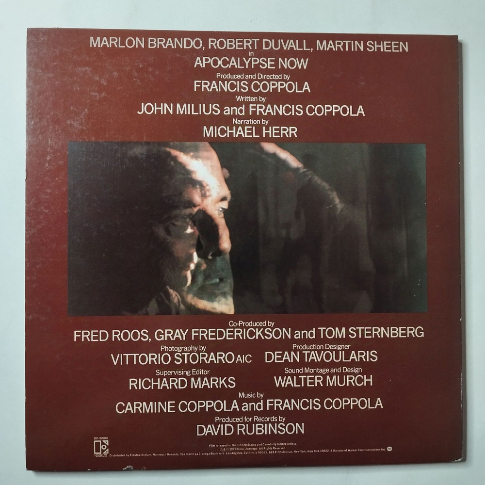 Винтажная виниловая пластинка LP Francis Coppola Апокалипсис Сегодня Apocalypse Now (Japan 1979) (Obi) Doors The End