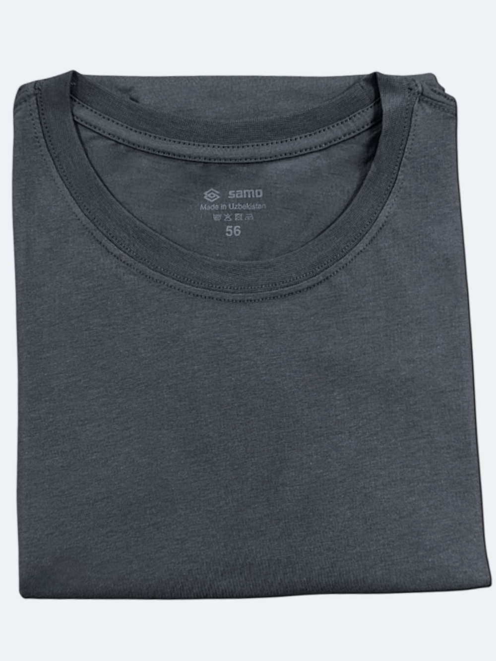 5003 Футболка мужская супрем темно-серый (56-3XL)