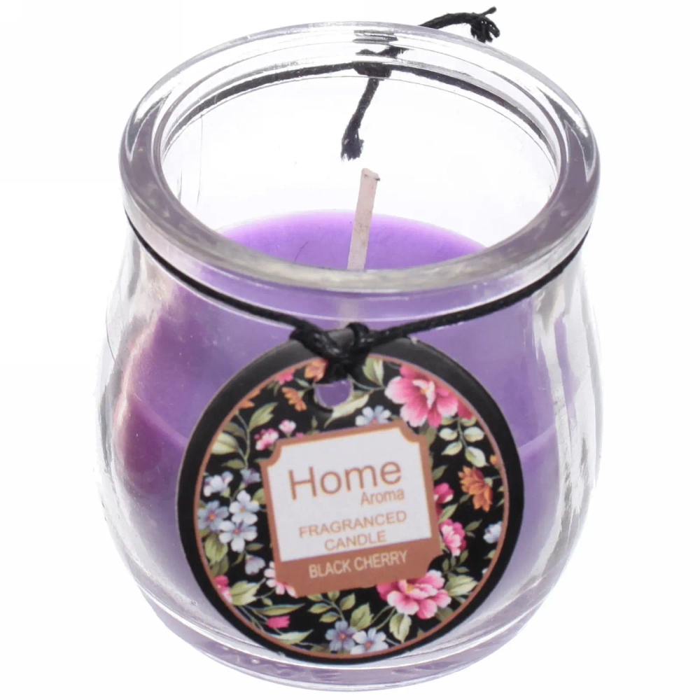 Свеча «Russian Style» 5*5,5см в подсвечнике с крышкой, в коробке, микс 6 цветов HK1004-6