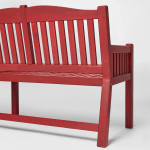 Садовый банк - IKEA PÄRONHOLMEN/PARONHOLMEN, 111x70x83см, красный, ПЭРОНХОЛЬМЕН ИКЕА