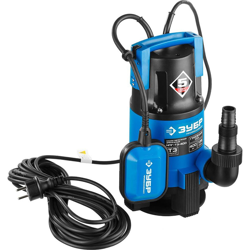 Насос дренажный Зубр Профессионал НПГ-Т3-400