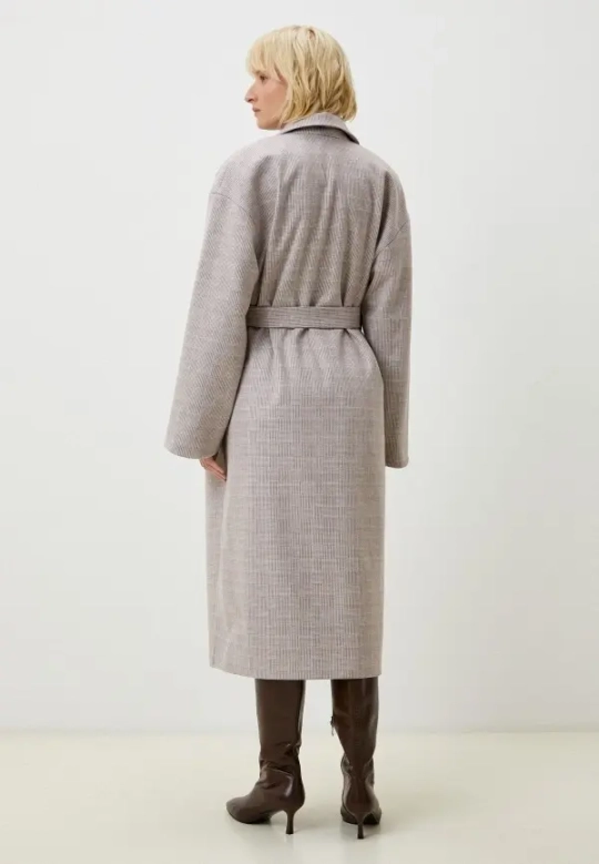 Пальто Аттач, цвет Бежевый