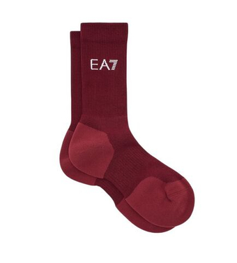 Теннисные носки EA7 Tennis Pro 1P - winetasting/white