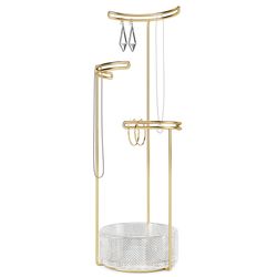 Держатель для украшений Tesora, стекло/латунь